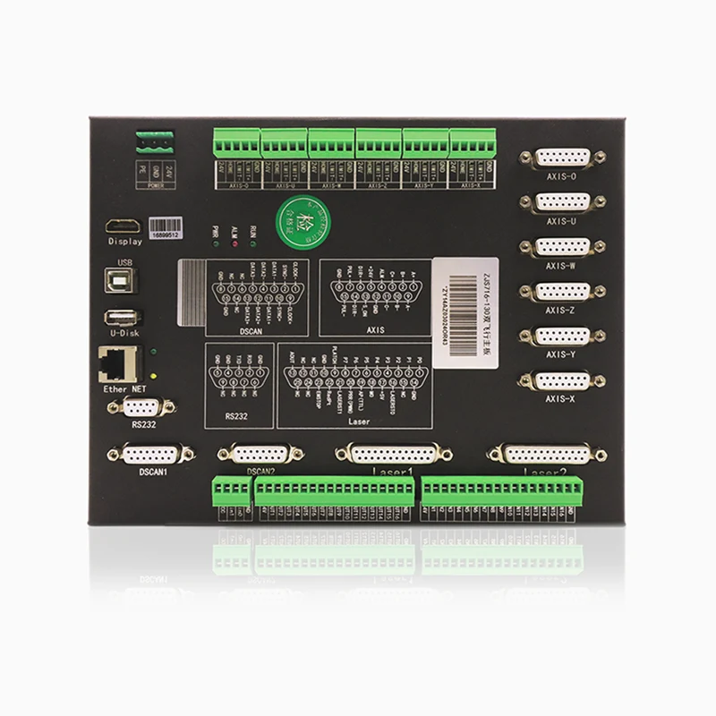 3C 필름 용 ZJS716-130 galvanometer 듀얼 비행 비전 레이저 제어 카드